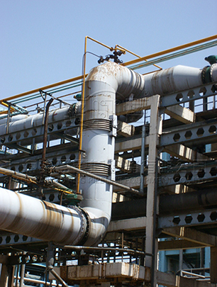 河北省秦皇島市雙鉸鏈橫向套筒補(bǔ)償器安裝現(xiàn)場(chǎng)